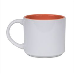 White with Orange